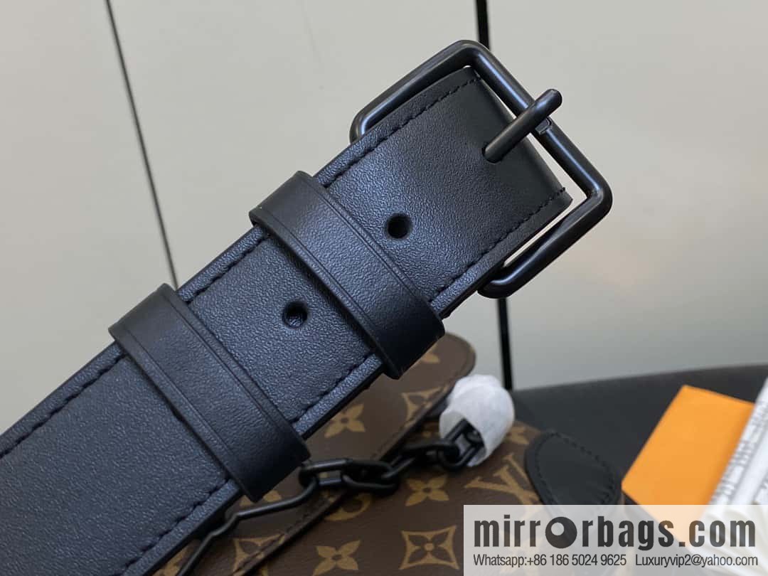 [Premium‑quality] M46795 monogram men's bag messenger bag series Steamer messenger bag