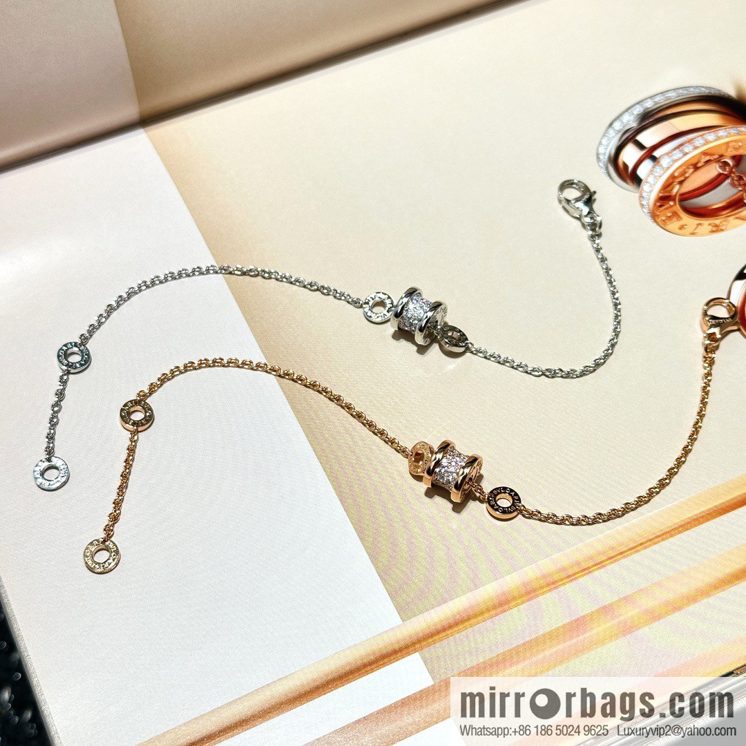 ☀️BVLGARI B. ZERO1 Full Diamond Small Waist Bracelet