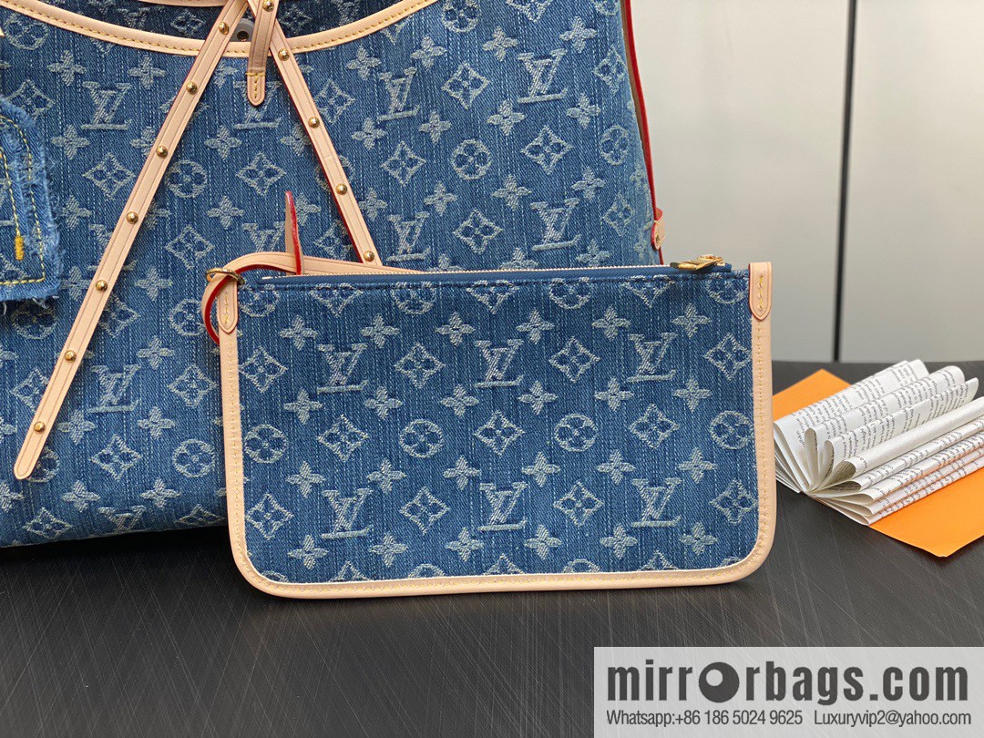 CARRYALL MM Handbag M46855 Blue (Denim) CarryAll Medium Handbag