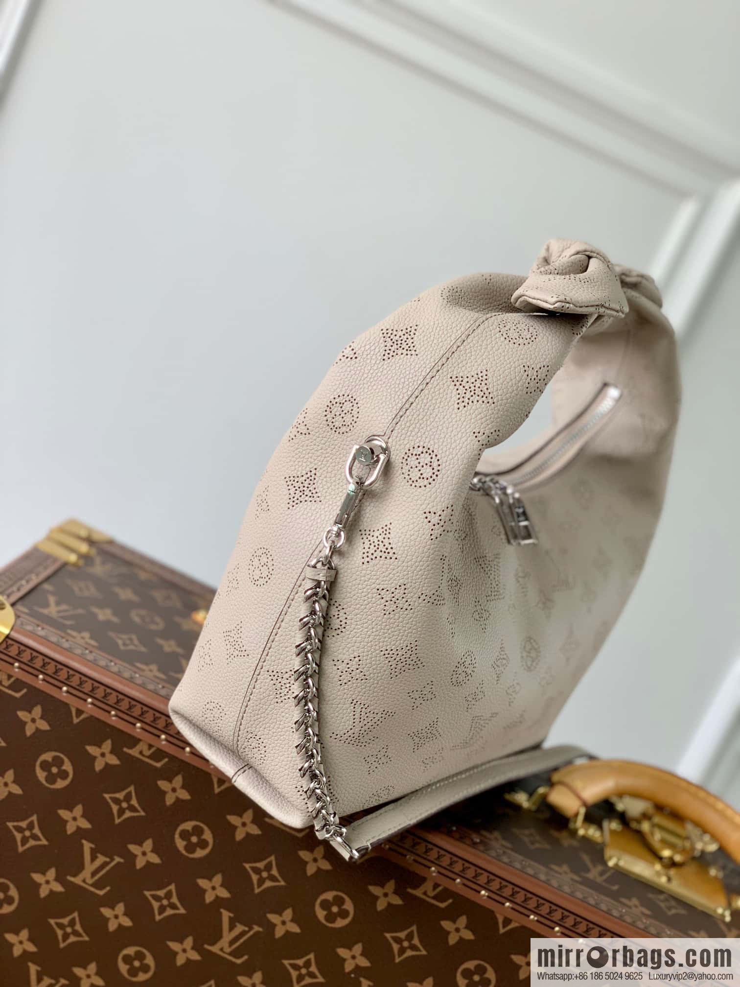 M20701 Elephant Grey Why Knot Small Handbag