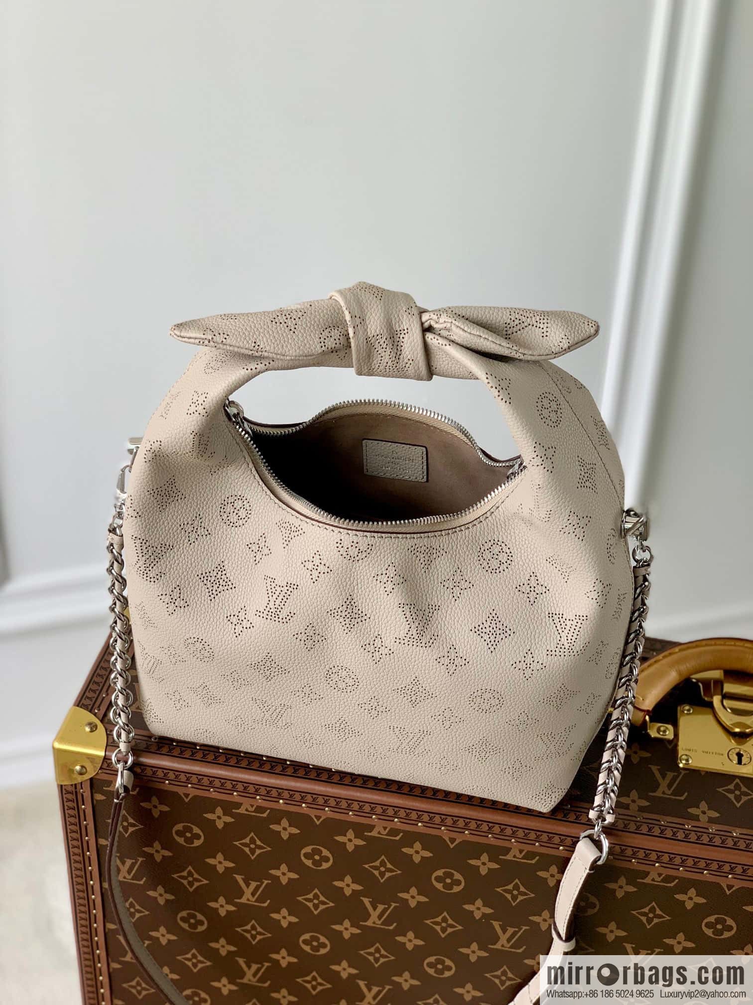 M20701 Elephant Grey Why Knot Small Handbag