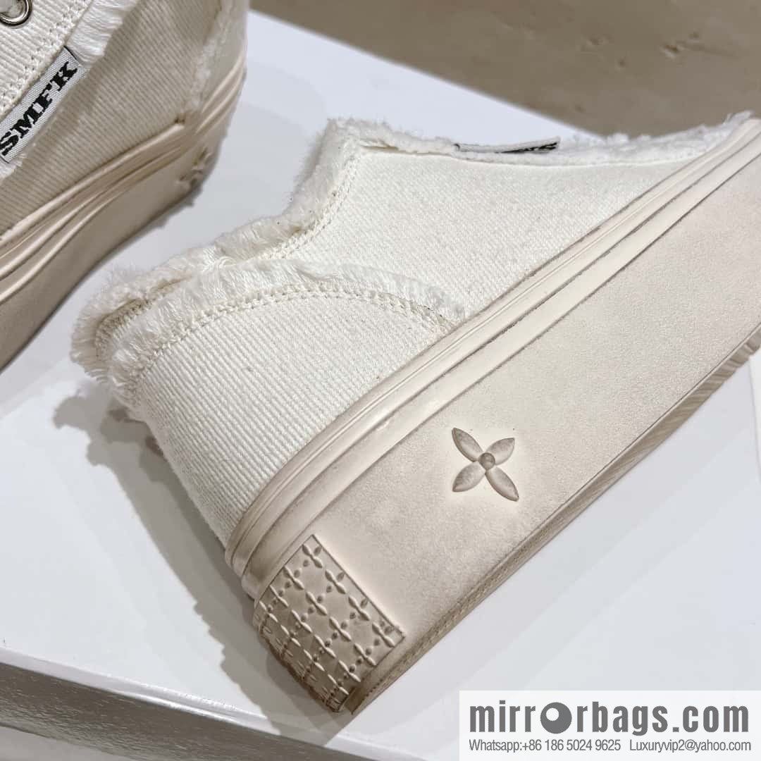 ๐ฐ๐ฐ(Top version) Old polish 23s-SMFK Guochao Tide's latest popular cross flower, skateboard shoes, platform, casual, canvas shoes