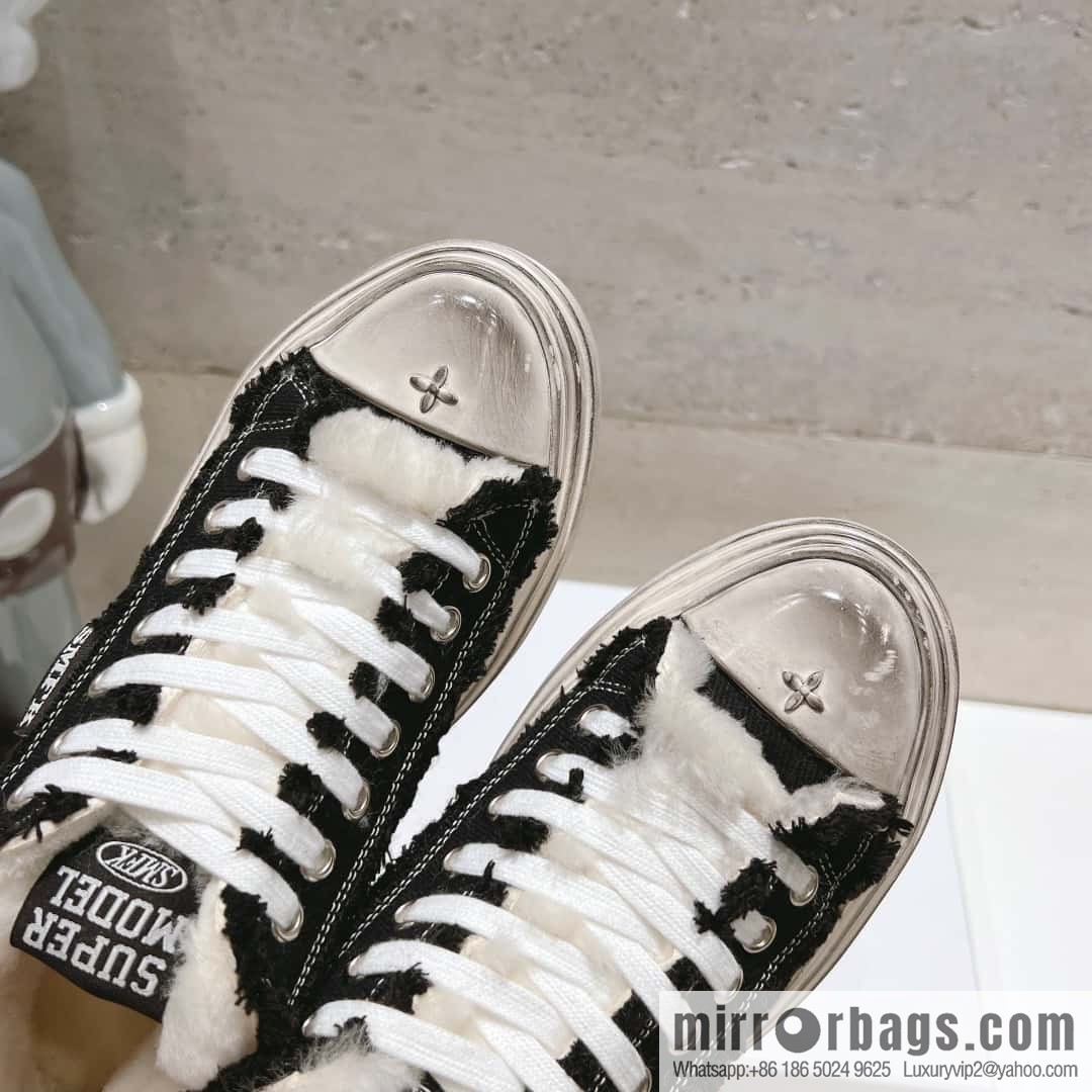 ๐ฐ๐ฐ(Top version) Old polish 23s-SMFK Guochao Tide's latest popular cross flower, skateboard shoes, platform, casual, canvas shoes