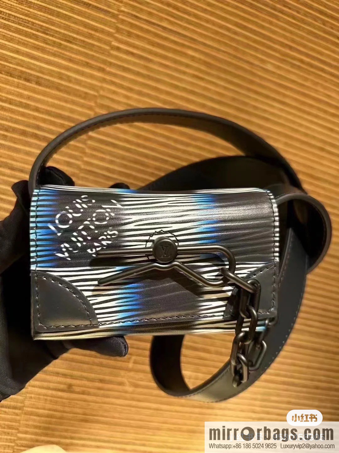 [Boutique‑grade] M82817 night chessboard plaid full leather epi mini men's bag MICRO STEAMER handbag 2024 spring and summer series