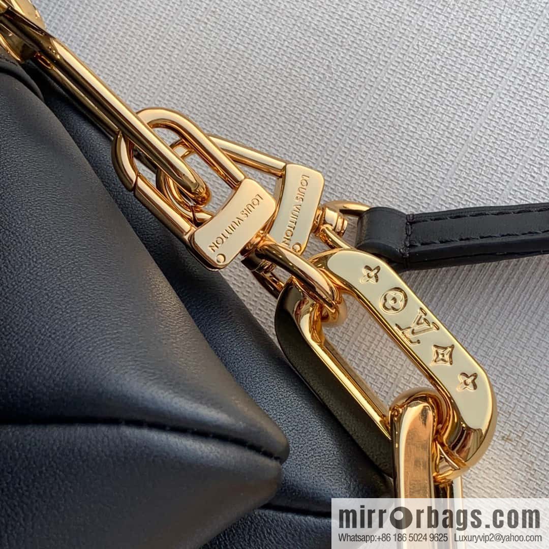 Top original order M57796 black Coussin BB handbag