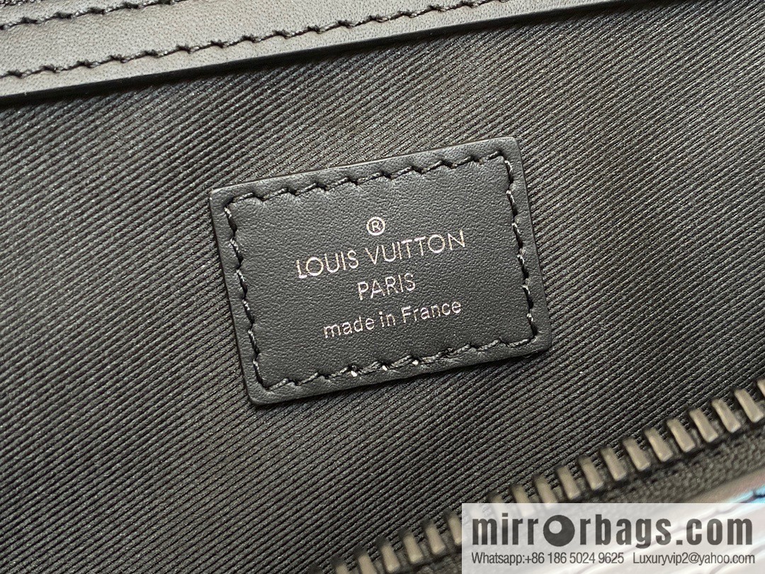 [Premium‑quality] M23771 night chessboard plaid full leather epi travel bag series KEEPALL BANDOULIIZRE 50 travel bag
