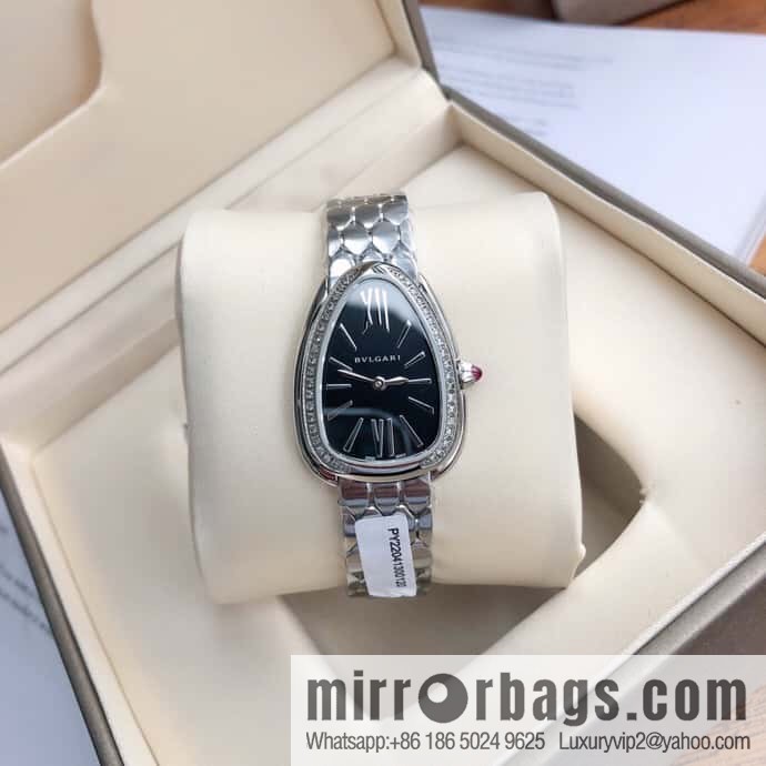 Bvlgari ladies watch, the latest diamond-encrusted Serpenti seduttori snake shadow watch