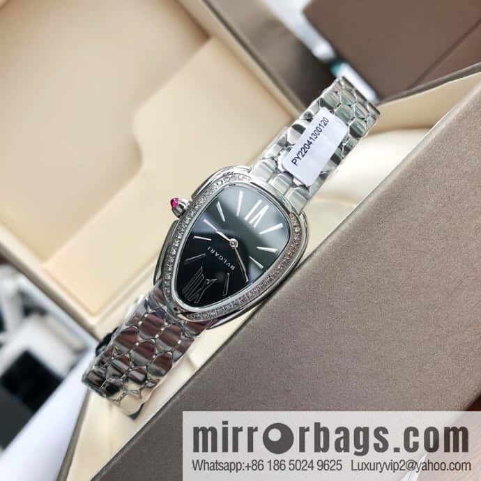 Bvlgari ladies watch, the latest diamond-encrusted Serpenti seduttori snake shadow watch