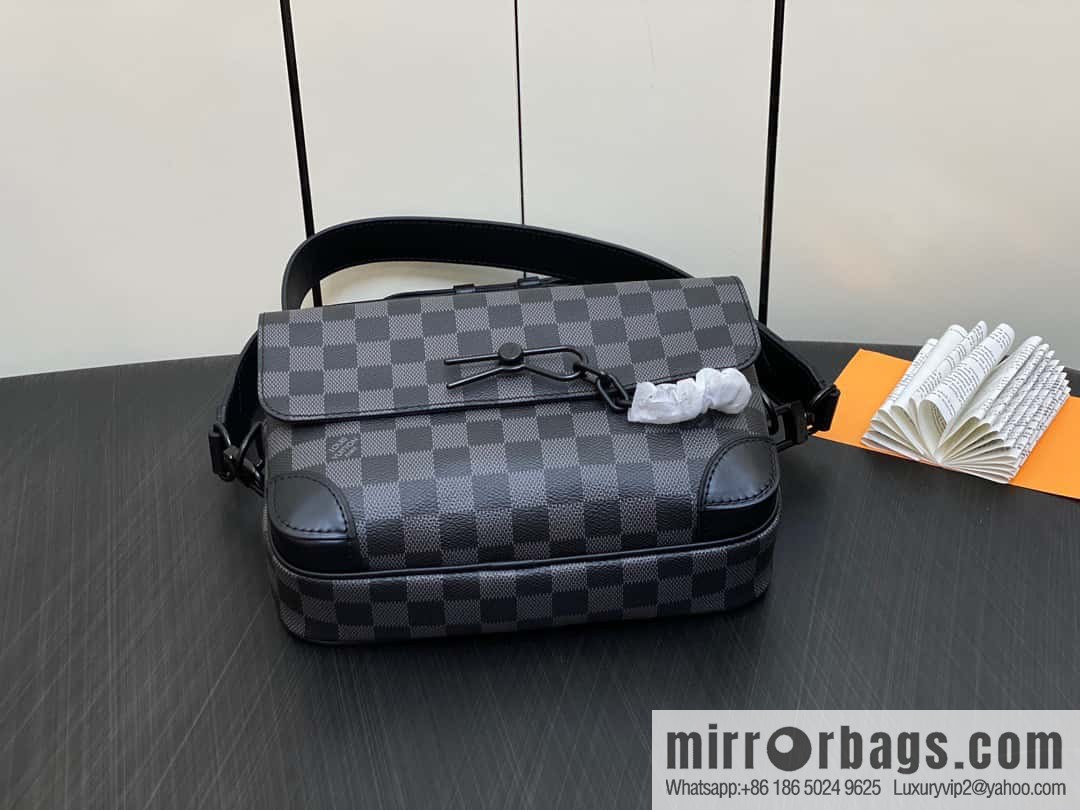 [Boutique‑grade] M46795 Haige, men's bag messenger bag series Steamer messenger bag