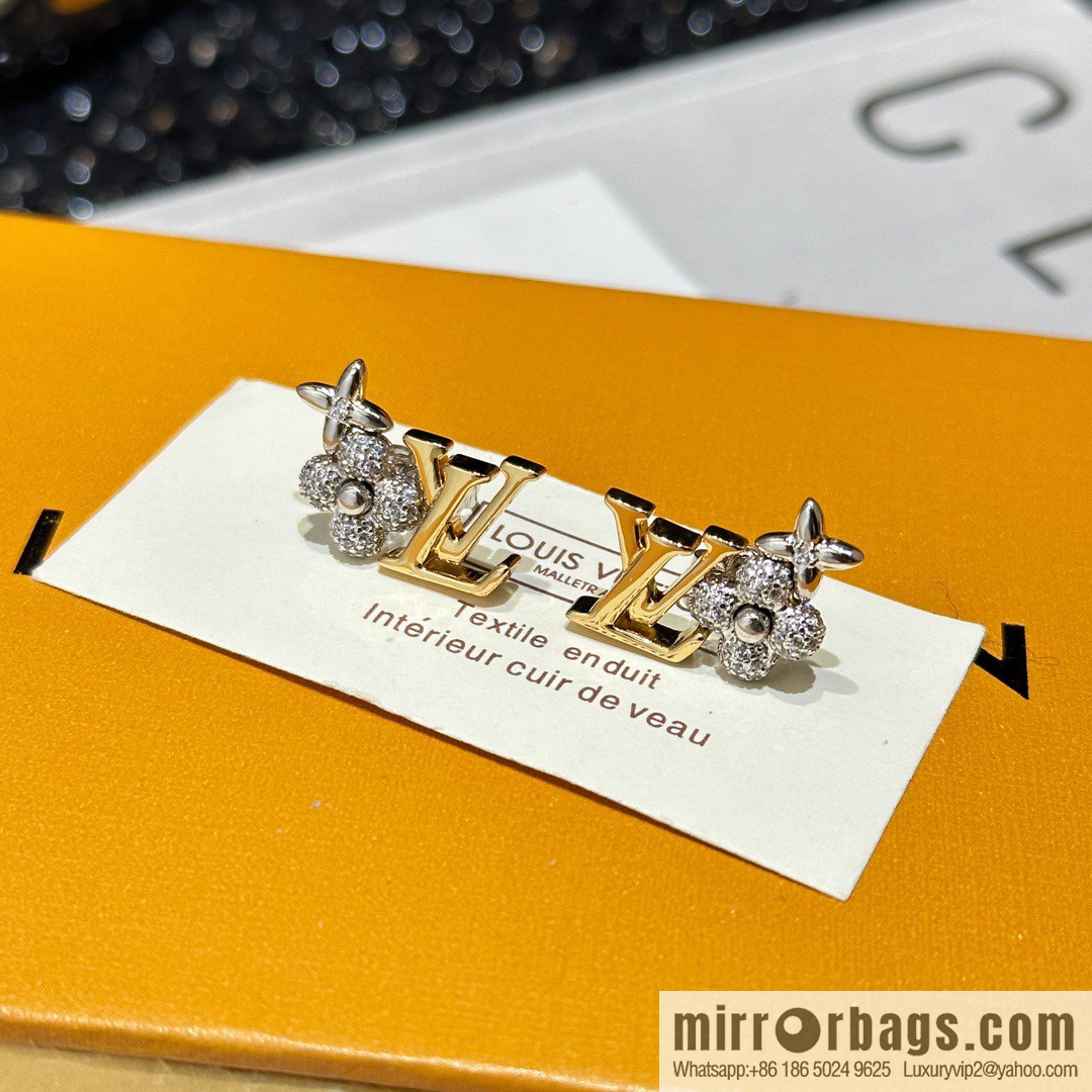 ❗️New ❗️ M01265 ☀ Louis Vuitton LV GRAM Earrings, Necklace