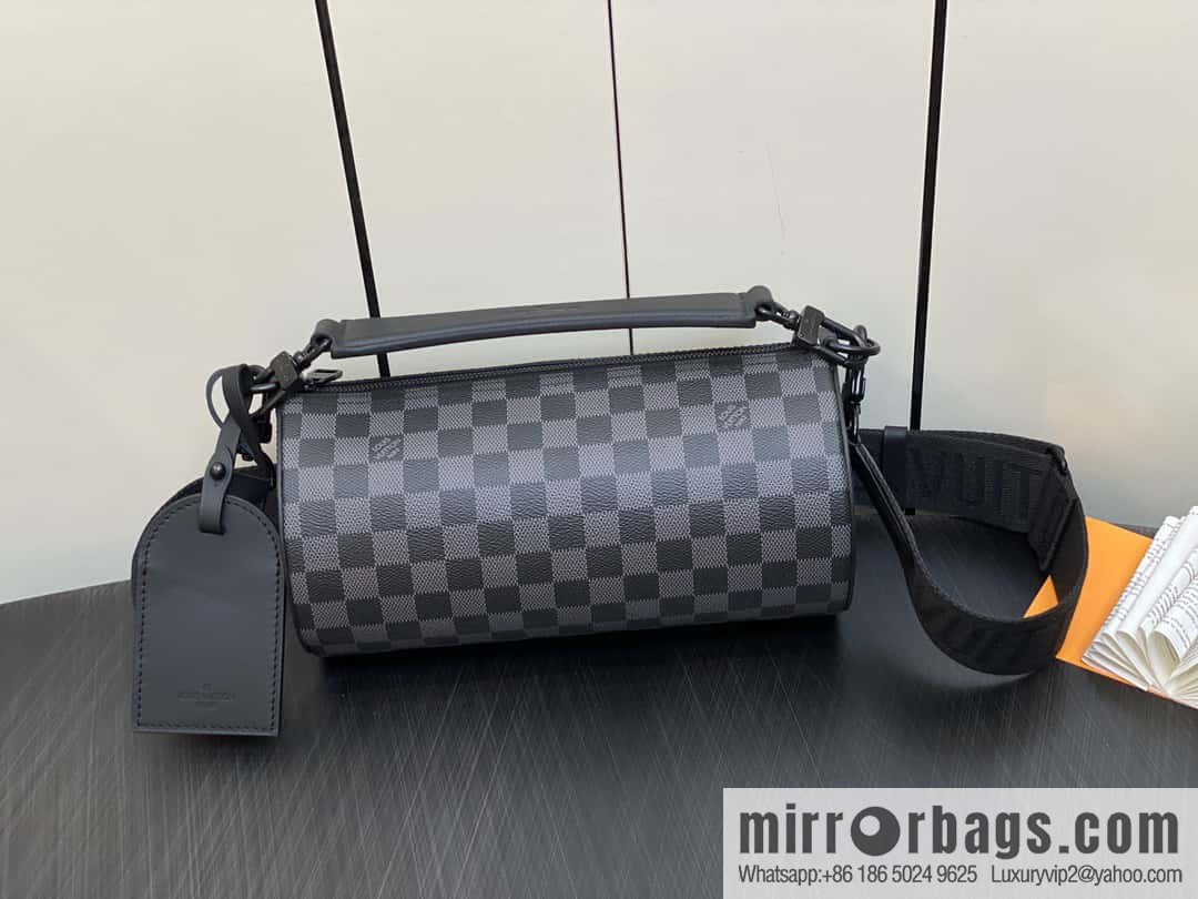 [Boutique‑grade] M46796 Haige, cylinder bag men's bag series, this Soft Polochon small handbag.