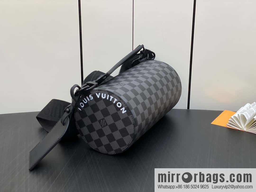 [Boutique‑grade] M46796 Haige, cylinder bag men's bag series, this Soft Polochon small handbag.