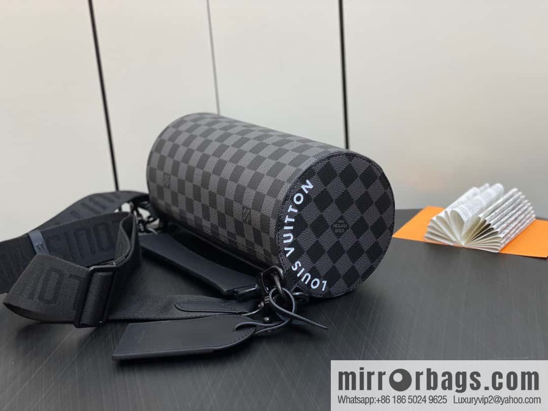 [Boutique‑grade] M46796 Haige, cylinder bag men's bag series, this Soft Polochon small handbag.