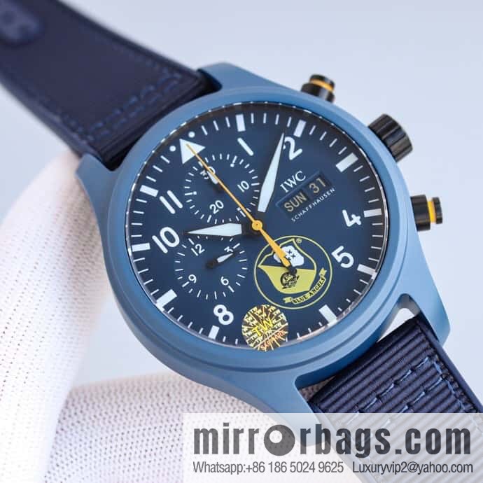 Ceramic case TW fully upgraded IWC's latest ceramic watch, IWC Pilot Chronograph