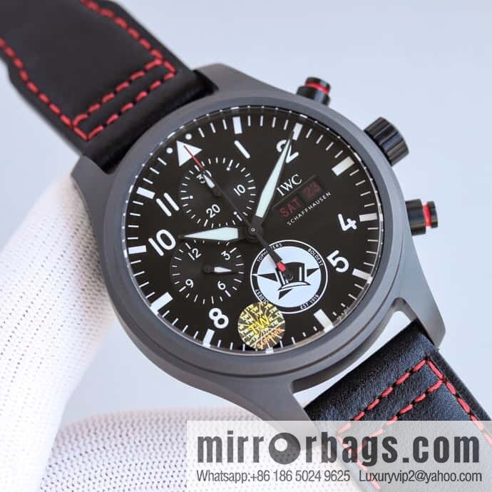 Ceramic case TW fully upgraded IWC's latest ceramic watch, IWC Pilot Chronograph