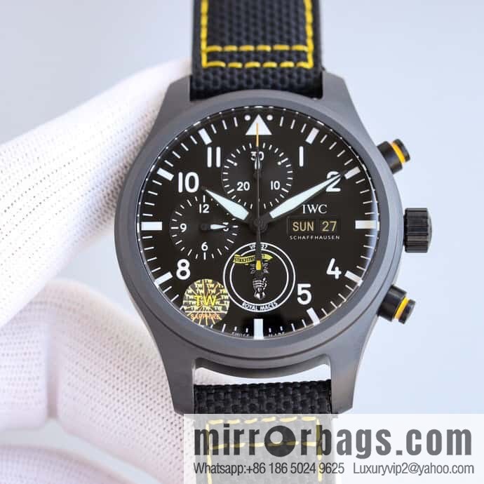Ceramic case TW fully upgraded IWC's latest ceramic watch, IWC Pilot Chronograph