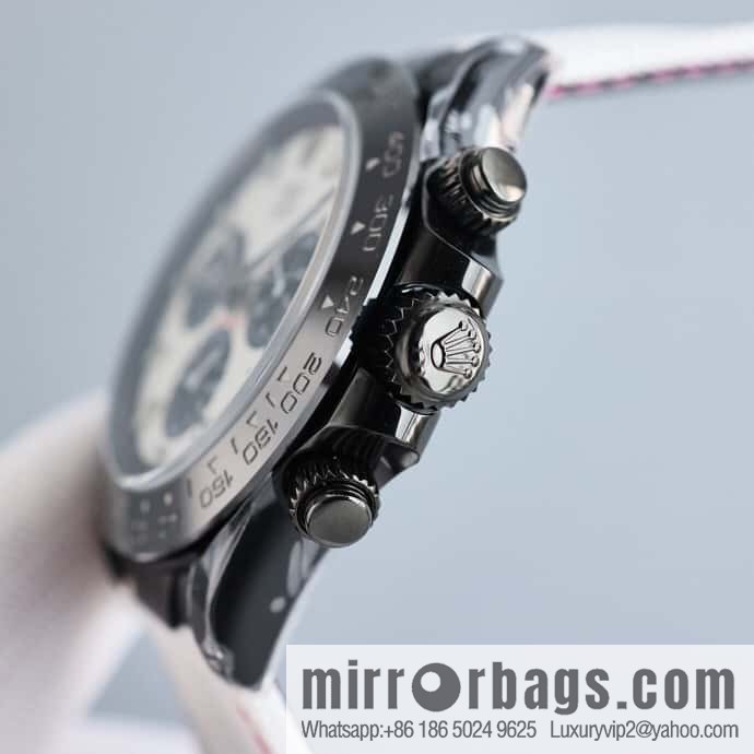 All black steel Daytona ultra-thin upgraded 12.3mm Daytona Velcro convenient strap style 7750 ultra-thin movement mechanical