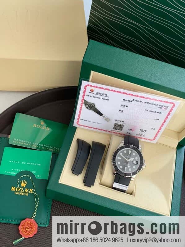 New Yacht Platinum Gold Edition Swiss Original ETA-2824 Movement Watch