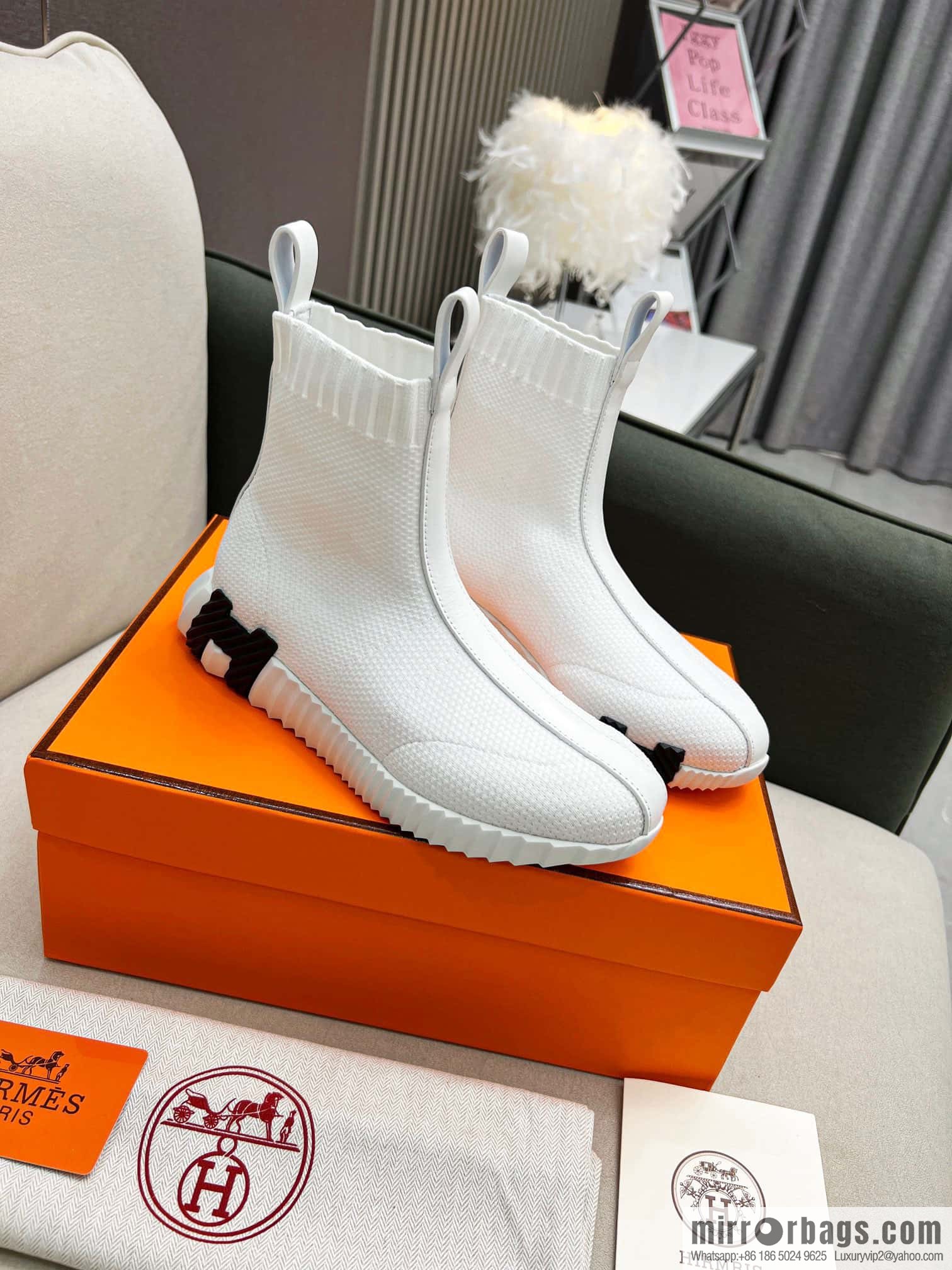 👍👍Hermès 2022 popular (👫 couple models) short boots sneakers