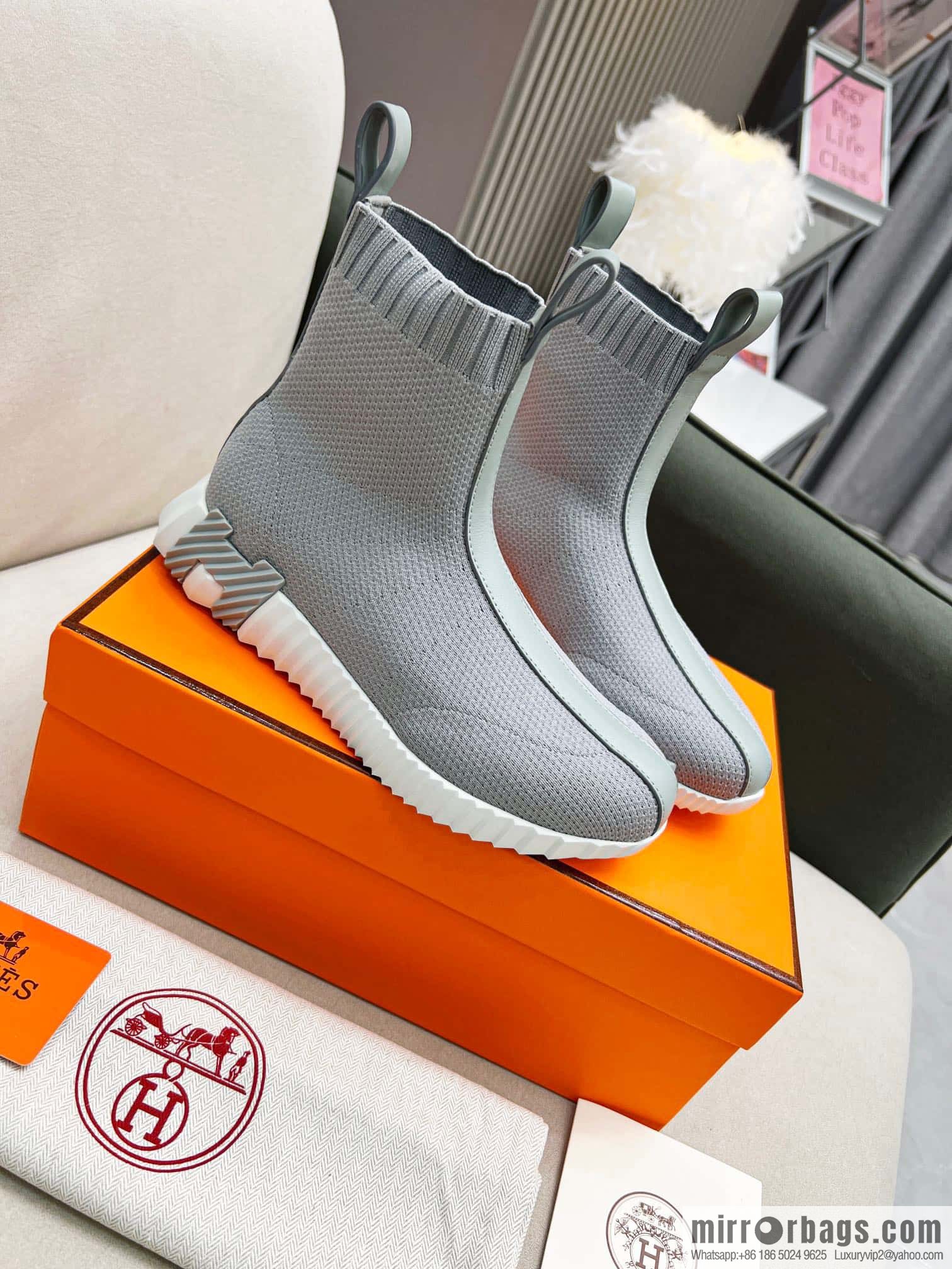 👍👍Hermès 2022 popular (👫 couple models) short boots sneakers
