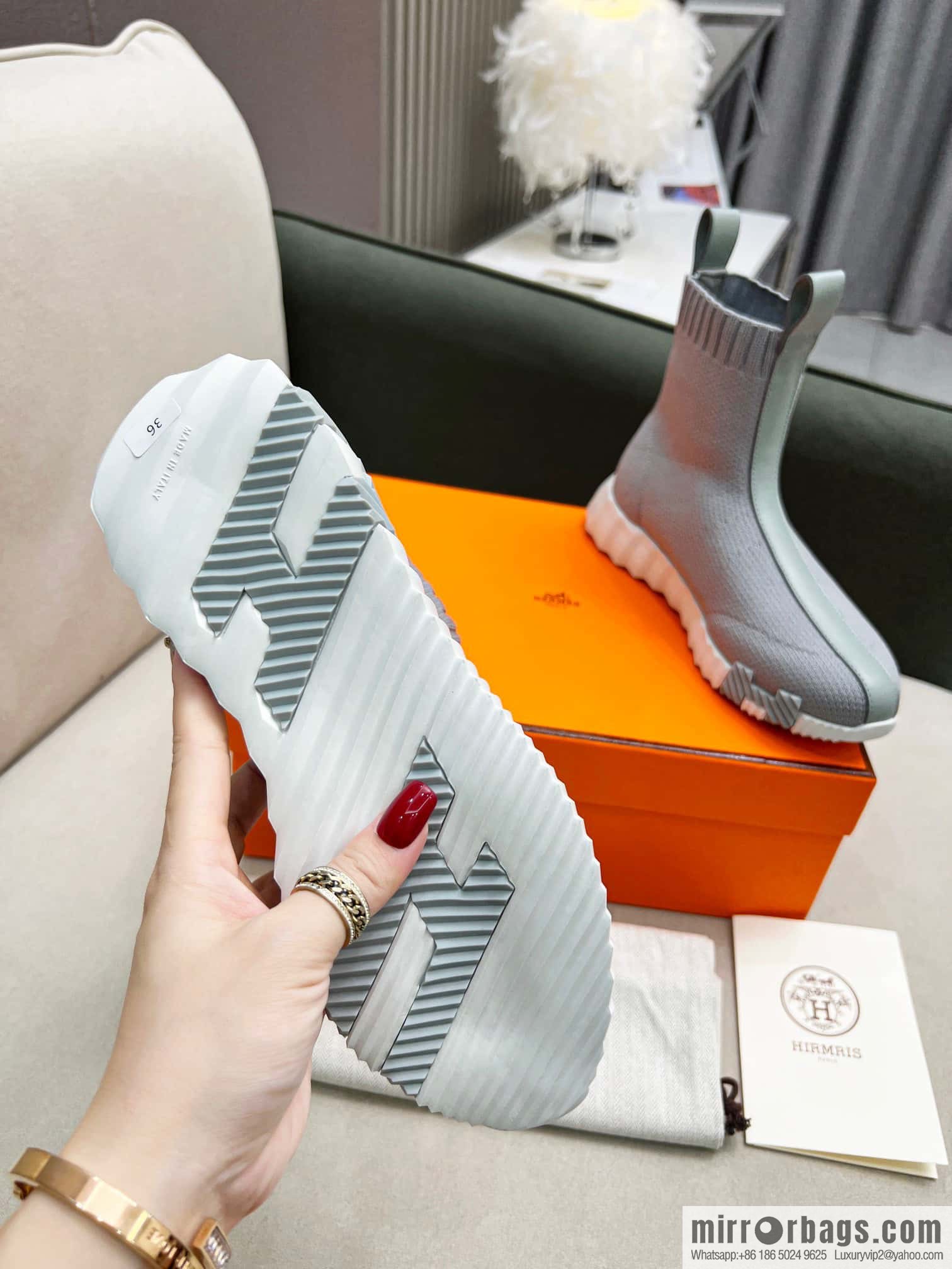 👍👍Hermès 2022 popular (👫 couple models) short boots sneakers