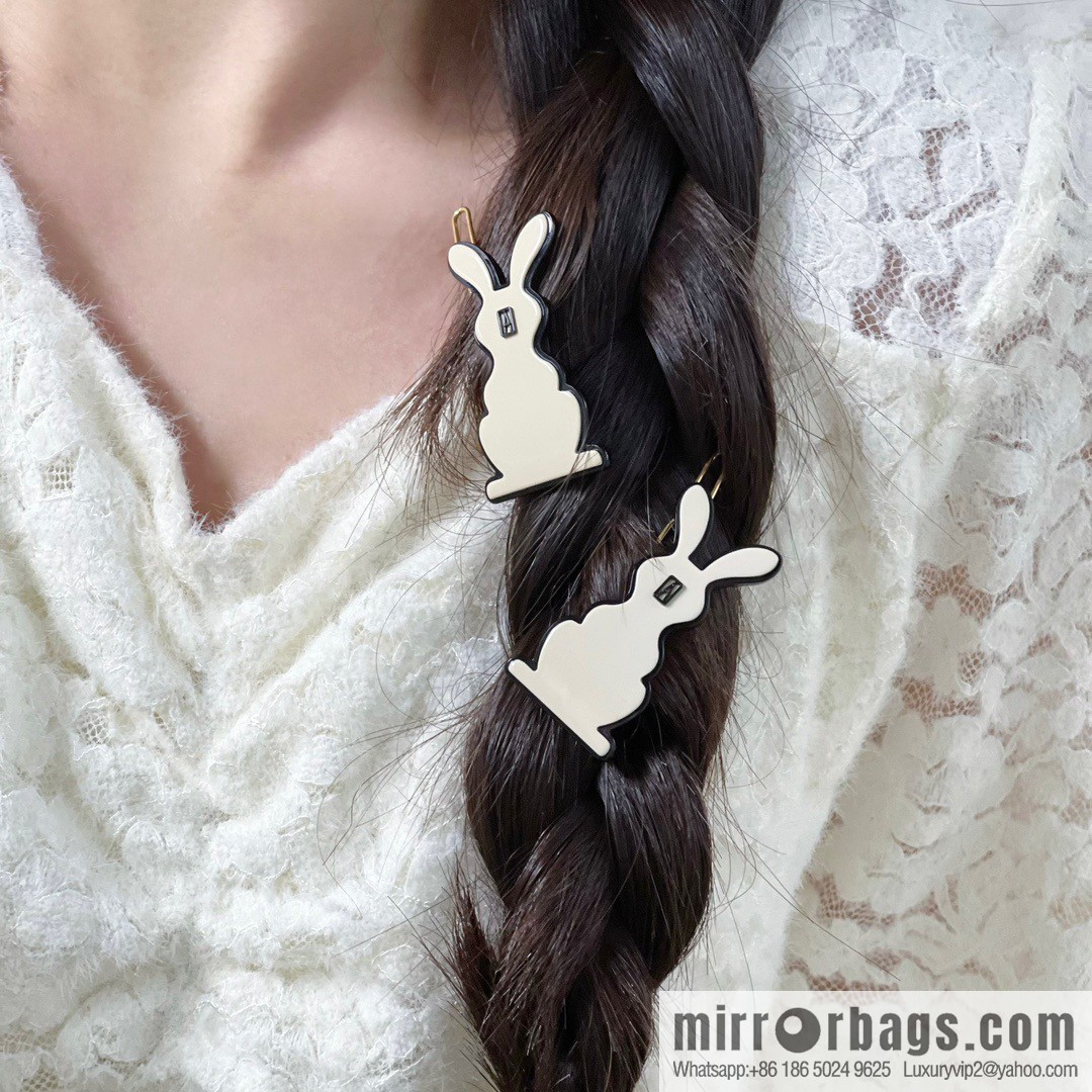 ☀️Alexandre De Paris Alexandre, cute and obedient rabbit side clip bangs clip hair accessories hairpin ☀