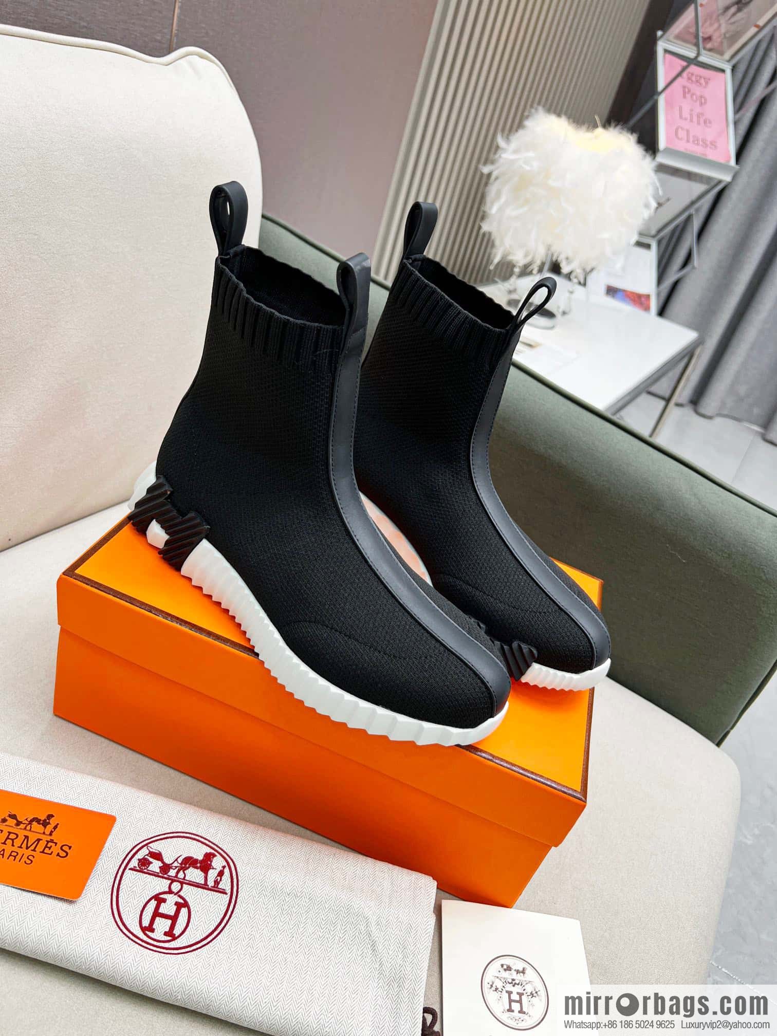 👍👍Hermès 2022 popular (👫 couple models) short boots sneakers
