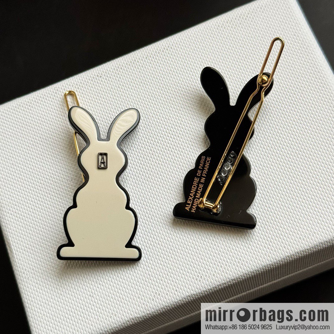 ☀️Alexandre De Paris Alexandre, cute and obedient rabbit side clip bangs clip hair accessories hairpin ☀