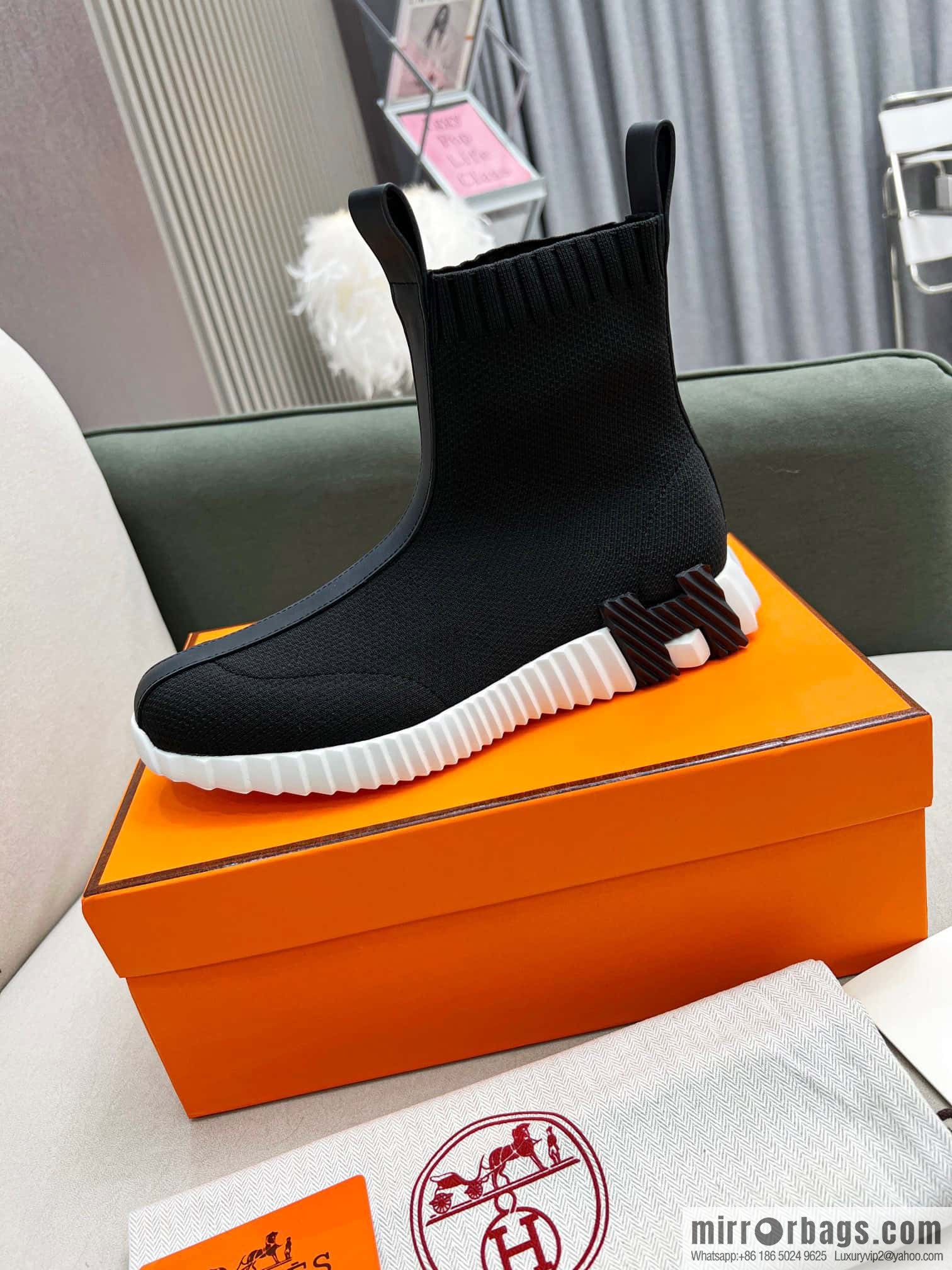 👍👍Hermès 2022 popular (👫 couple models) short boots sneakers