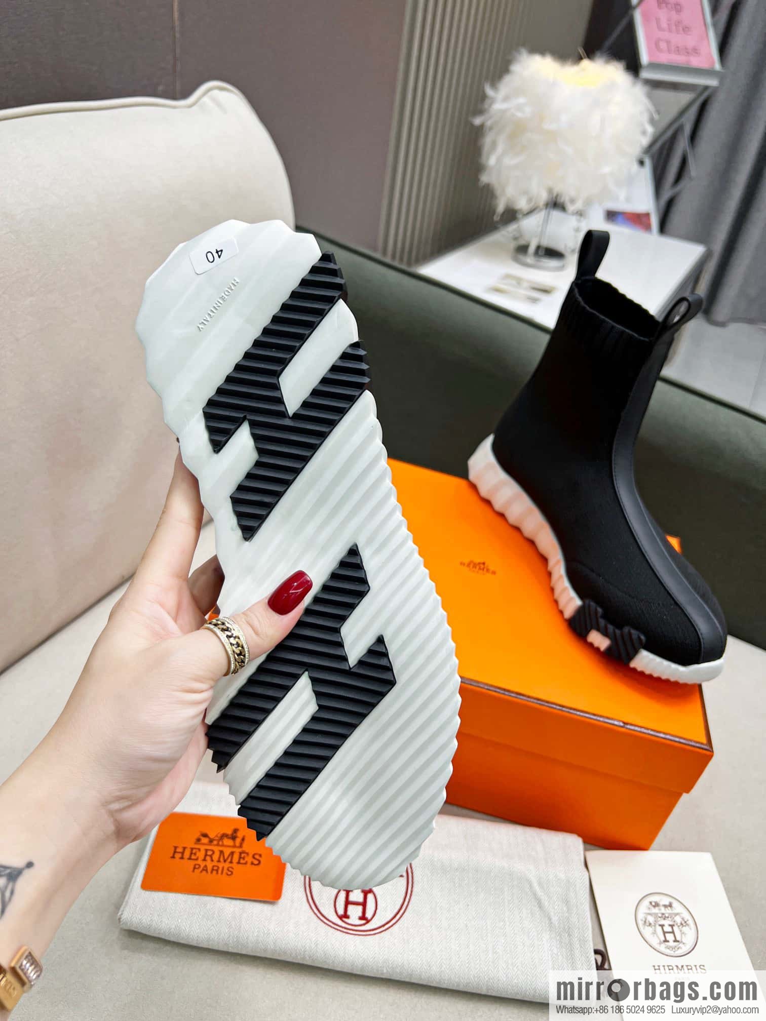👍👍Hermès 2022 popular (👫 couple models) short boots sneakers
