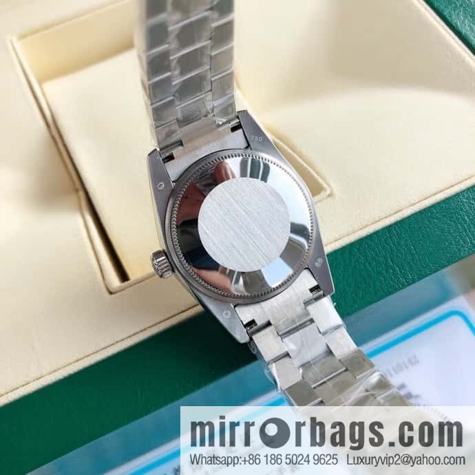 ROLEX-Rolex Diary Women's Natural Diamond Watch with Swiss ETA-2671 Movement