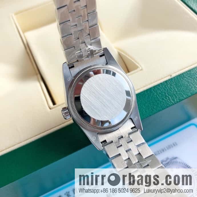 ROLEX-Rolex Diary Women's Natural Diamond Watch with Swiss ETA-2671 Movement