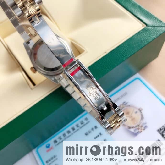 ROLEX-Rolex Diary Women's Natural Diamond Watch with Swiss ETA-2671 Movement