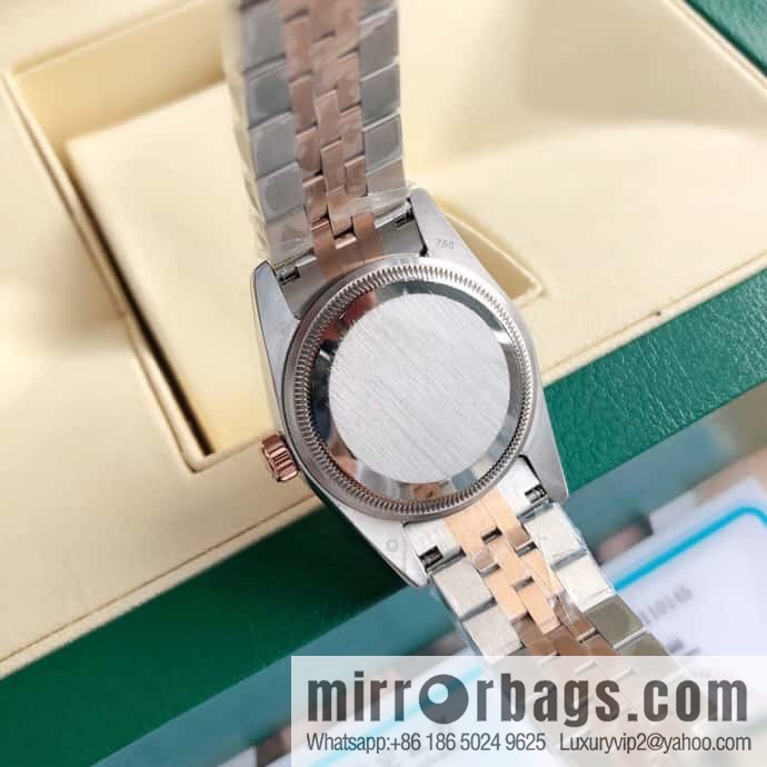 ROLEX-Rolex Diary Women's Natural Diamond Watch with Swiss ETA-2671 Movement
