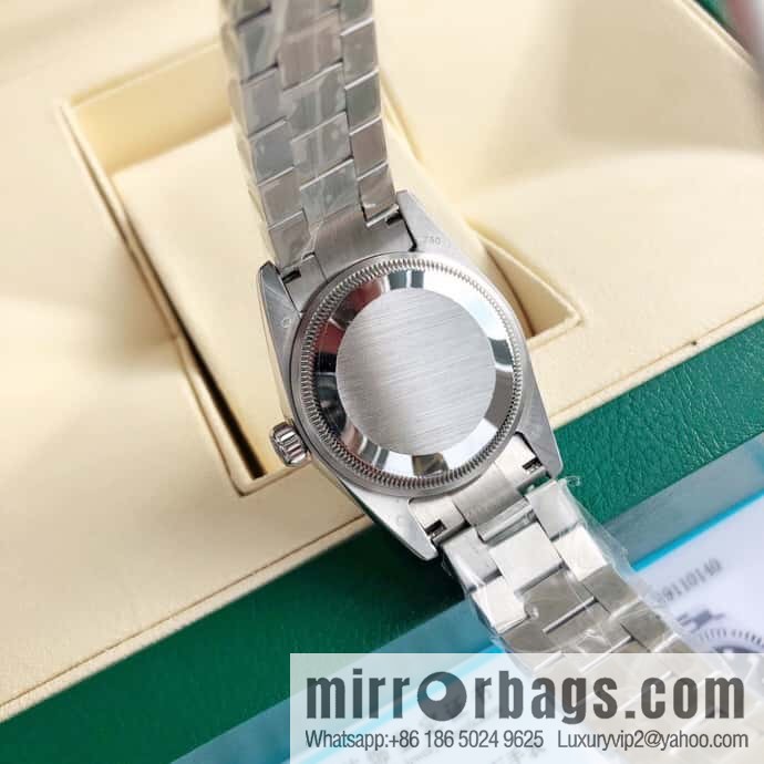 ROLEX-Rolex Diary Women's Natural Diamond Watch with Swiss ETA-2671 Movement
