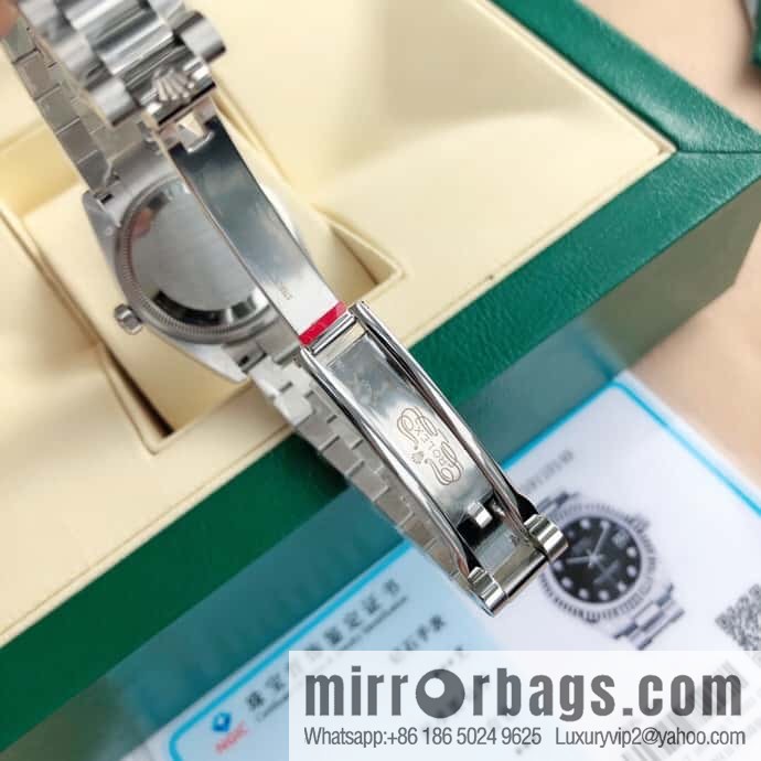 ROLEX-Rolex Diary Women's Natural Diamond Watch with Swiss ETA-2671 Movement