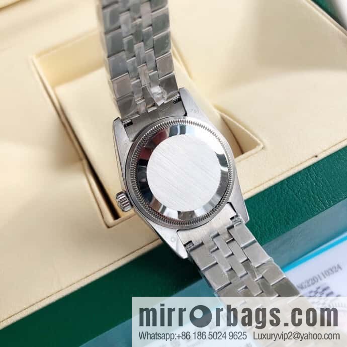 ROLEX-Rolex Diary Women's Natural Diamond Watch with Swiss ETA-2671 Movement