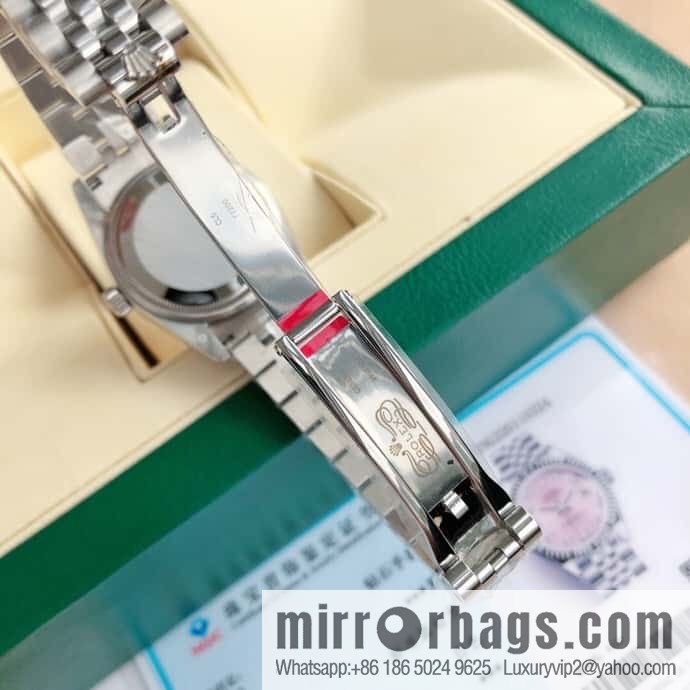 ROLEX-Rolex Diary Women's Natural Diamond Watch with Swiss ETA-2671 Movement