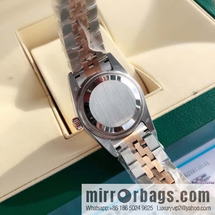 ROLEX-Rolex Diary Women's Natural Diamond Watch with Swiss ETA-2671 Movement