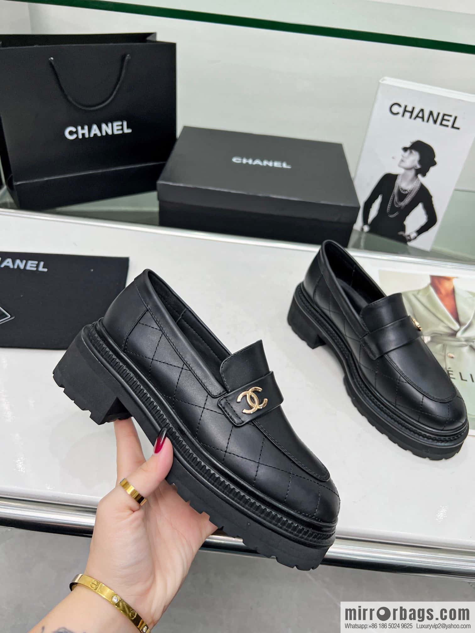 🐰🐰CHANEL (Chanel) 2023 autumn and winter latest loafers