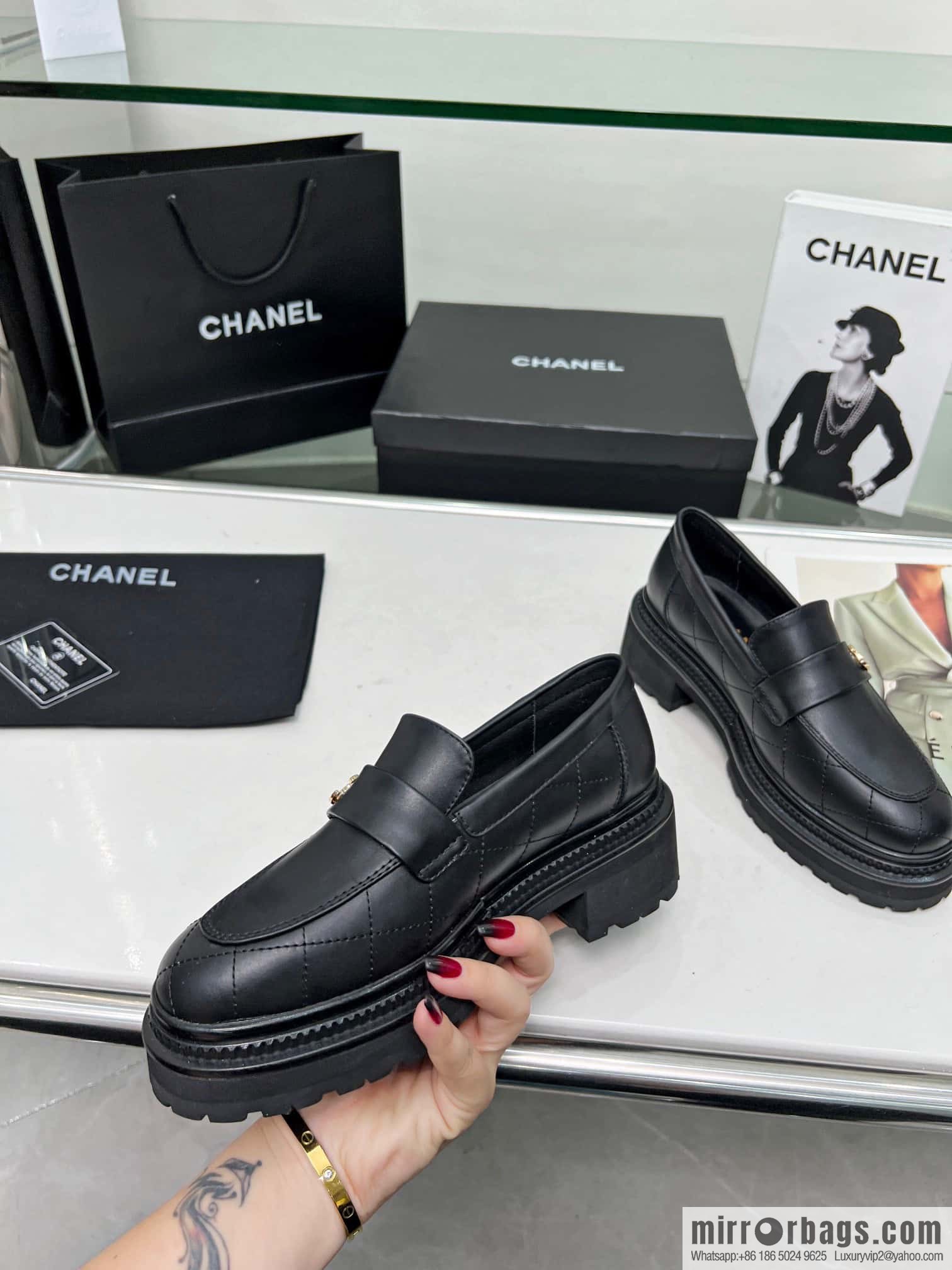 🐰🐰CHANEL (Chanel) 2023 autumn and winter latest loafers