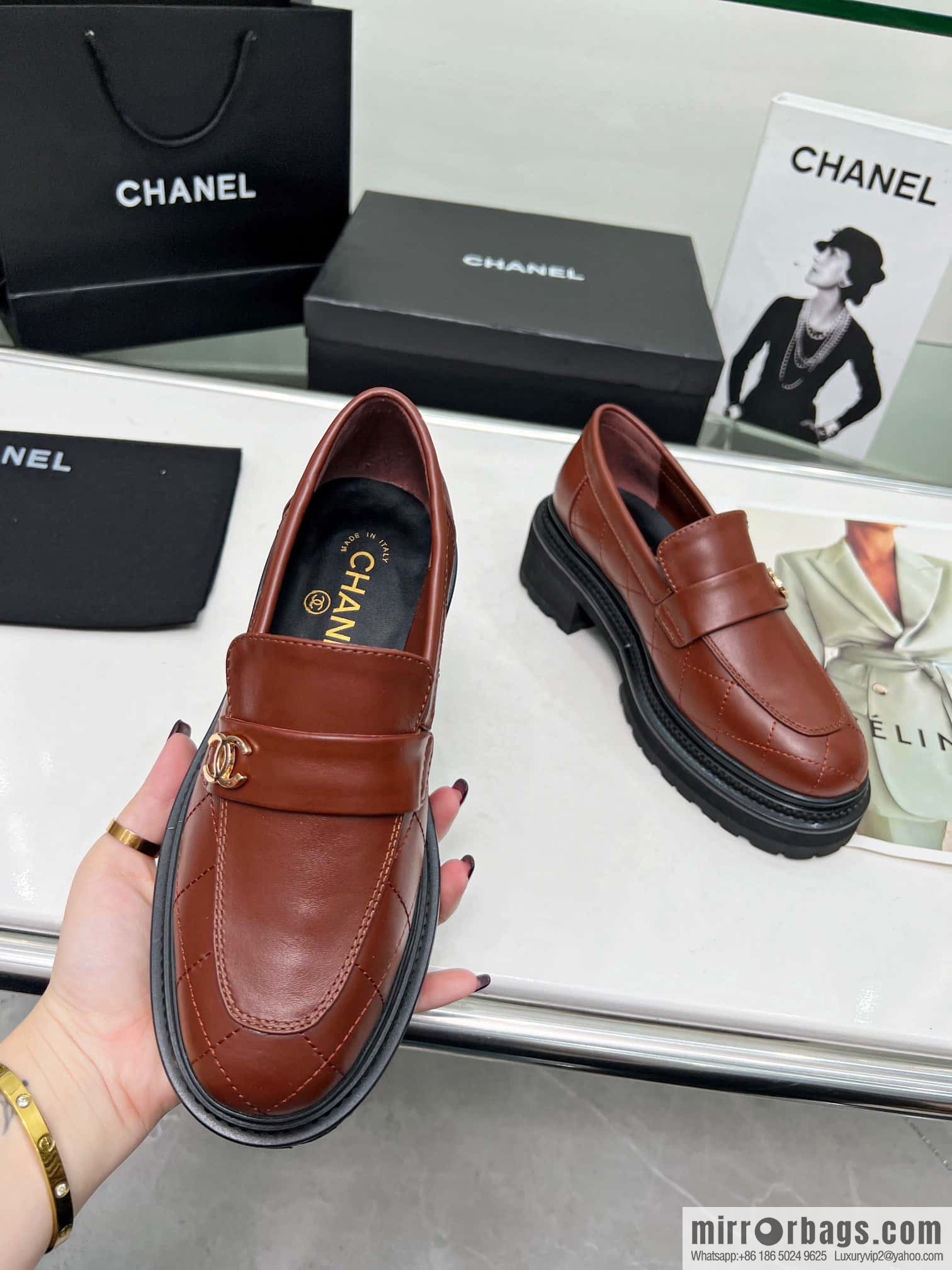🐰🐰CHANEL (Chanel) 2023 autumn and winter latest loafers