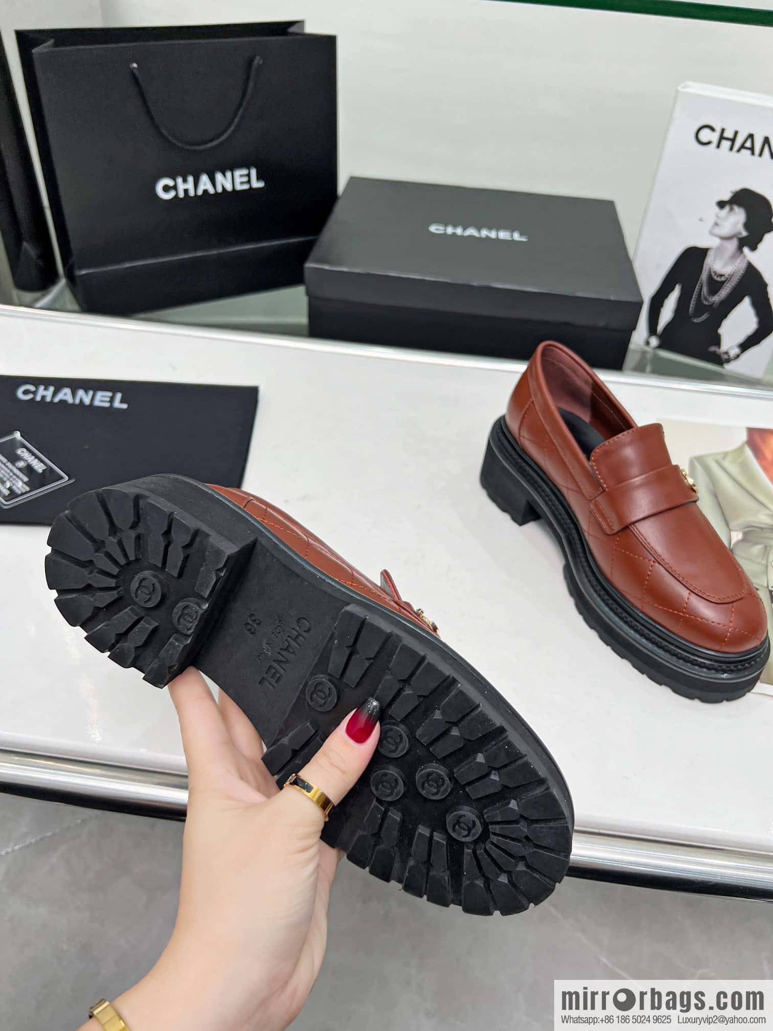🐰🐰CHANEL (Chanel) 2023 autumn and winter latest loafers