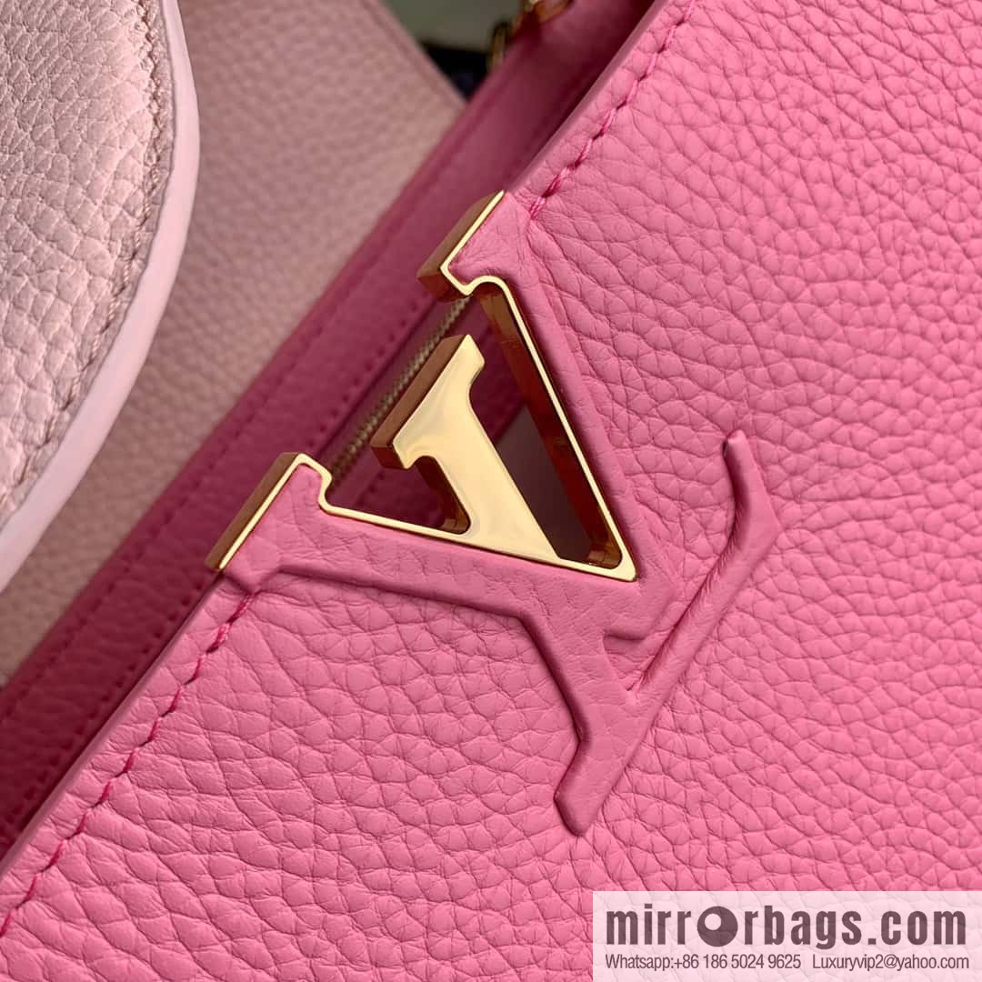 M22375 pink Capucines mini handbag