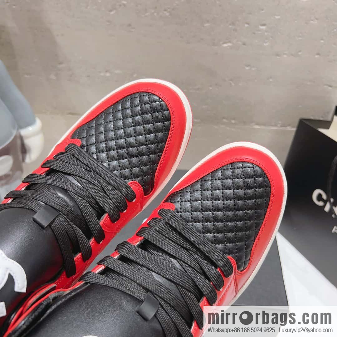 🐰🐰(Top version) 2023 autumn new Chanel AJ joint Internet celebrity Wang fried model [joint high-top casual shoes] Chanel and Nike only one joint cooperation model