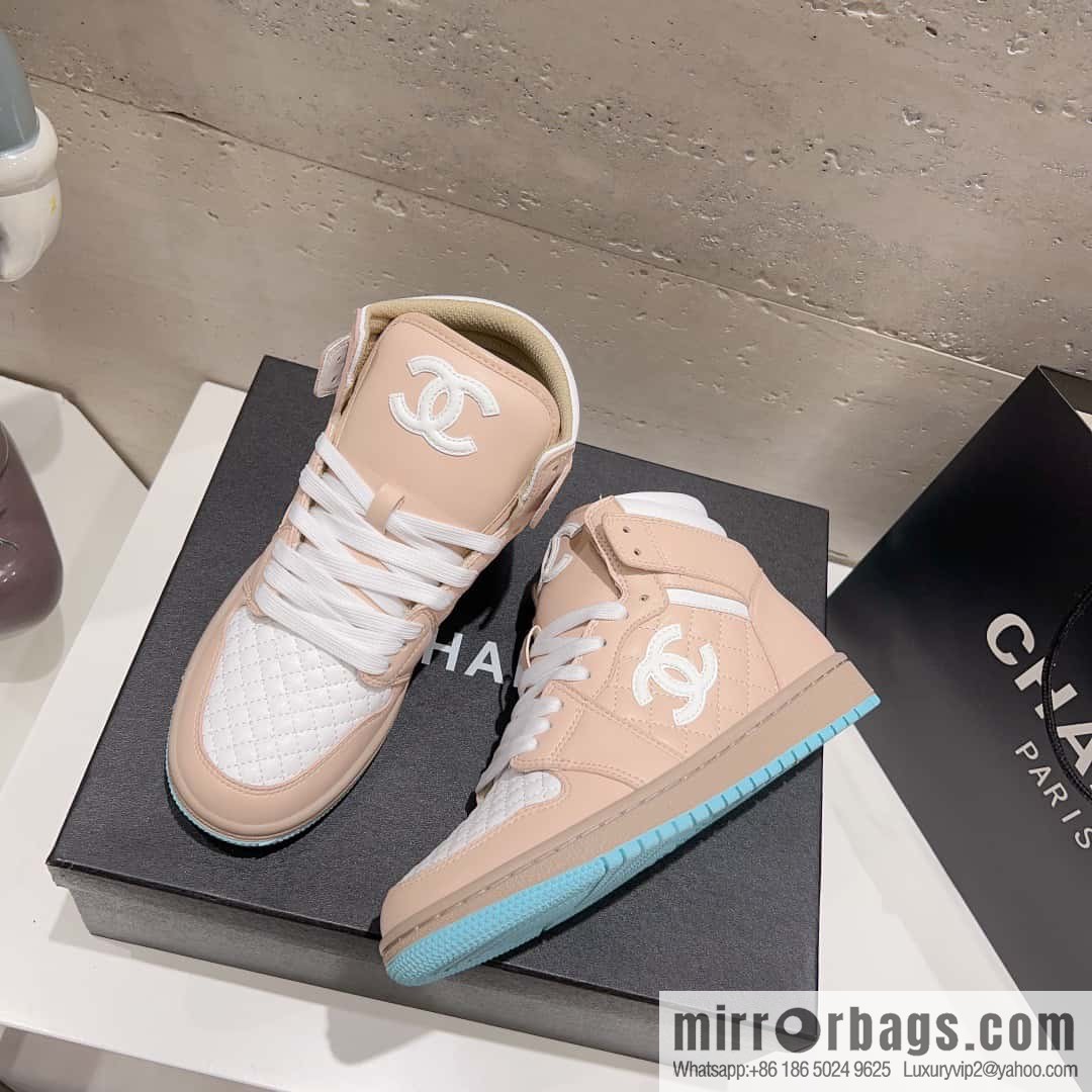 🐰🐰(Top version) 2023 autumn new Chanel AJ joint Internet celebrity Wang fried model [joint high-top casual shoes] Chanel and Nike only one joint cooperation model