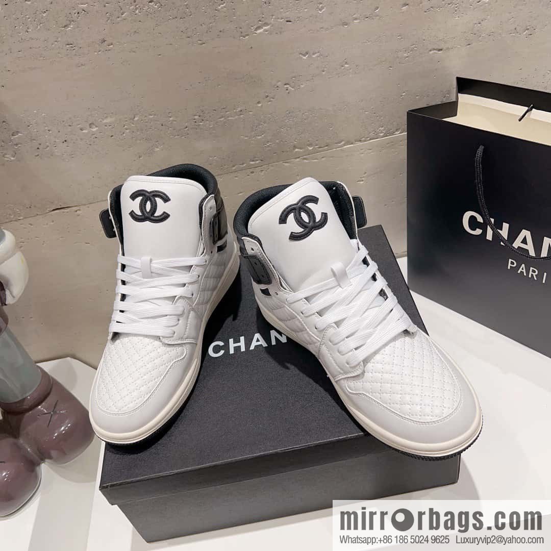 🐰🐰(Top version) 2023 autumn new Chanel AJ joint Internet celebrity Wang fried model [joint high-top casual shoes] Chanel and Nike only one joint cooperation model