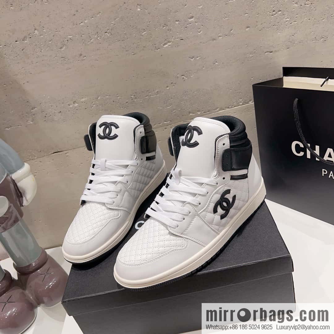 🐰🐰(Top version) 2023 autumn new Chanel AJ joint Internet celebrity Wang fried model [joint high-top casual shoes] Chanel and Nike only one joint cooperation model