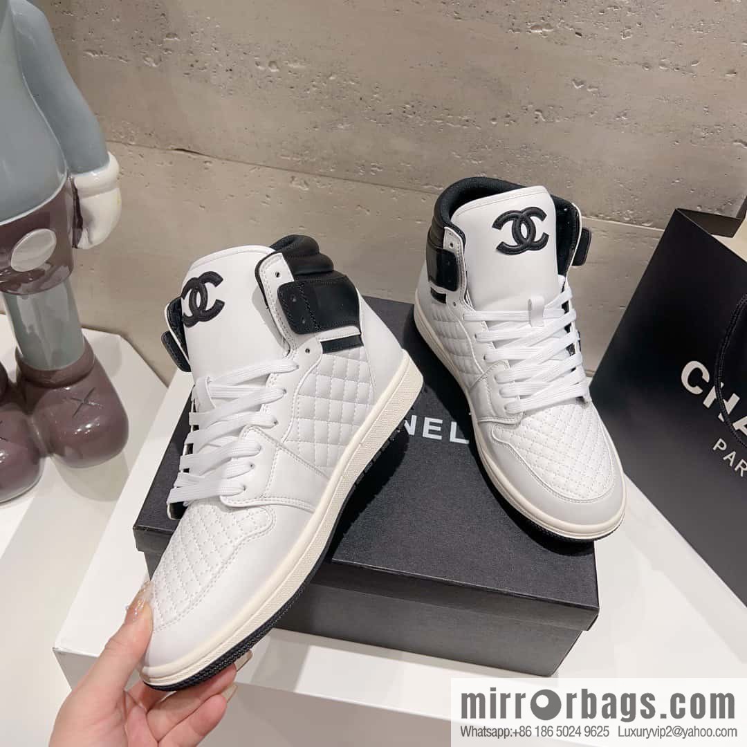 🐰🐰(Top version) 2023 autumn new Chanel AJ joint Internet celebrity Wang fried model [joint high-top casual shoes] Chanel and Nike only one joint cooperation model