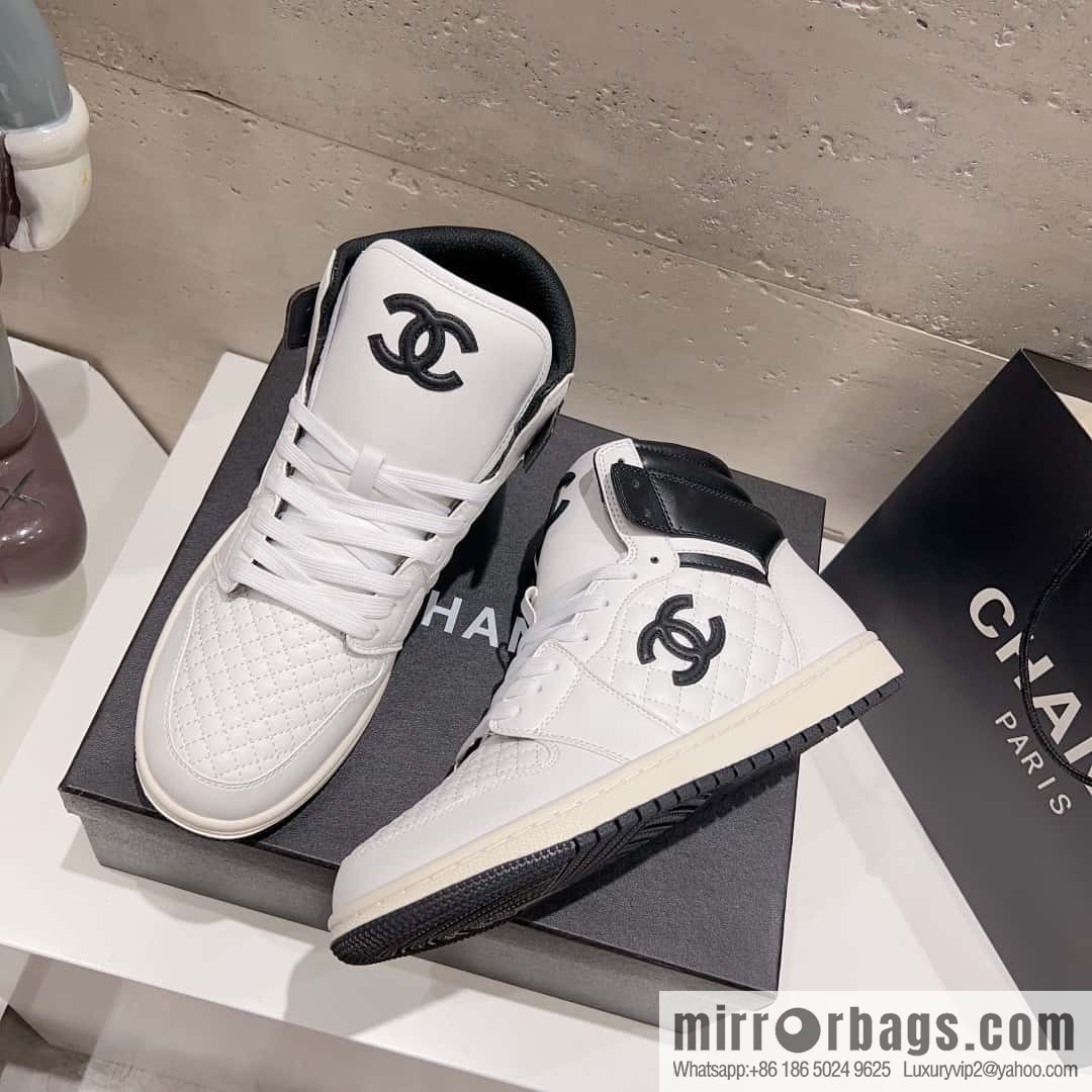 🐰🐰(Top version) 2023 autumn new Chanel AJ joint Internet celebrity Wang fried model [joint high-top casual shoes] Chanel and Nike only one joint cooperation model